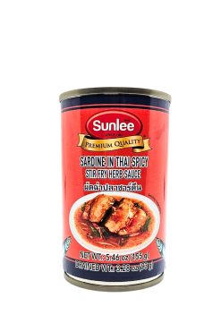 C707SL02 Sunlee Sardine in Thai Spicy Stir Fry Herb Sauce 24x5.5 oz (155 g)