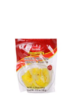 E350SL105 Sunlee Pickled Mustard Original Flavor 24 x 5.29 oz