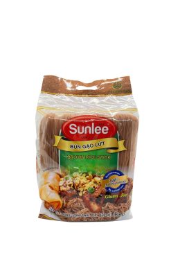 A612SL02 Sunlee Brown Rice Stick (Brown Bun Tuoi) 1.2 mm 18x2 lb (908 g)