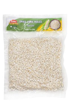 E314SL12 Sunlee Dried Corn Peeled (vac) 12 oz (34 0g) x 24 bags