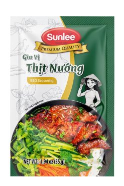 E200SL02 Sunlee BBQ Seasoning 1.94oz (55g) x 18 Sachets x 3 boxes